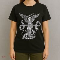 St Michael Archangel Catholic Angel Defend Us T-Shirt thumb 4