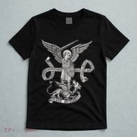St Michael Archangel Catholic Angel Defend Us T-Shirt thumb 5