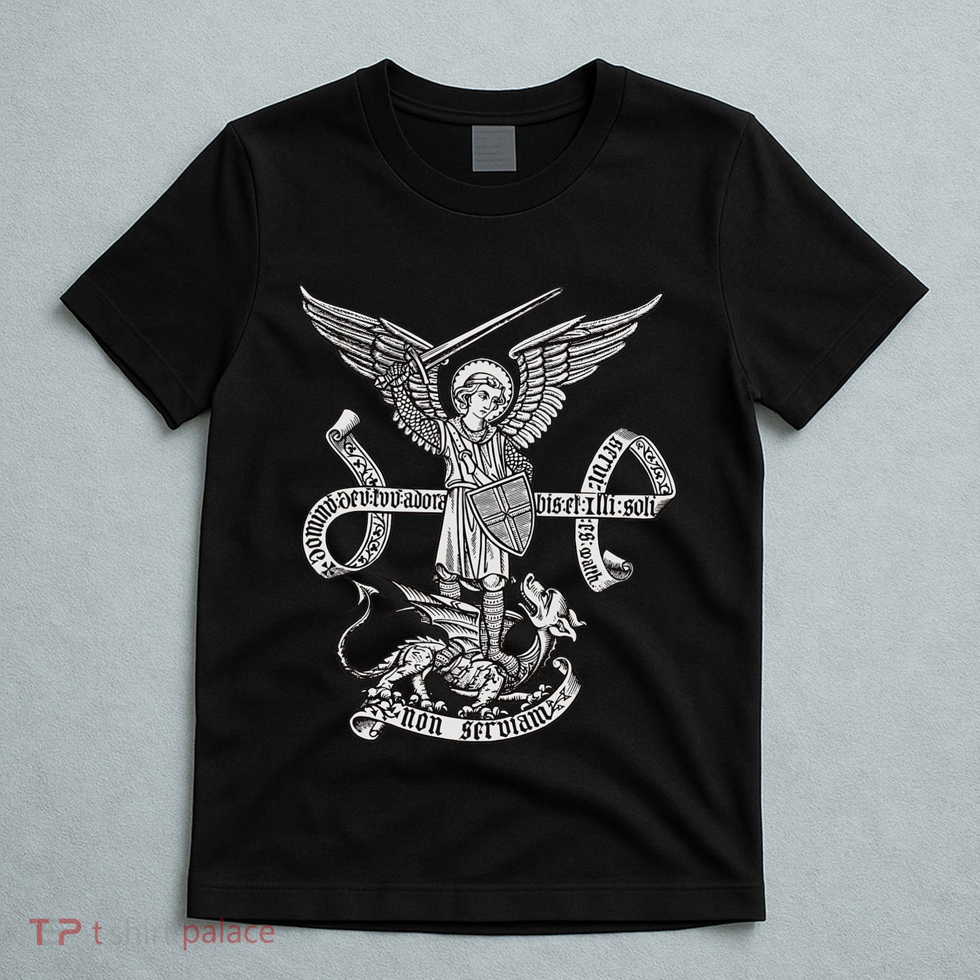 St Michael Archangel Catholic Angel Defend Us T-Shirt