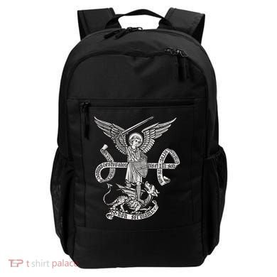 St Michael Archangel Catholic Angel Defend Us Backpack