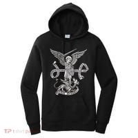 St Michael Archangel Catholic Angel Defend Us Women's Hoodie thumb 0