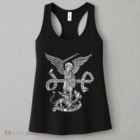 St Michael Archangel Catholic Angel Defend Us Women's Tank Top thumb 3