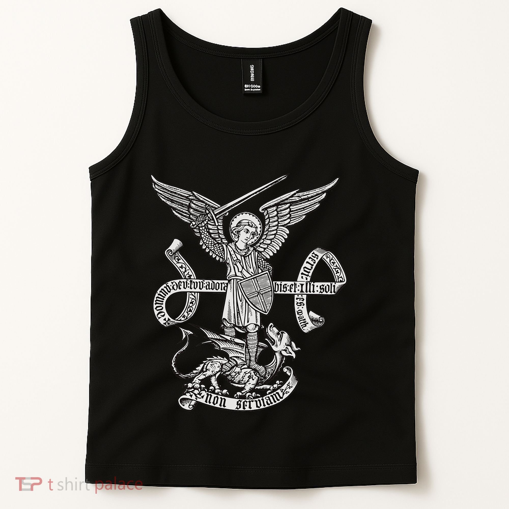 St Michael Archangel Catholic Angel Defend Us Tank Top