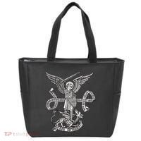 St Michael Archangel Catholic Angel Defend Us Tote Bag thumb 0