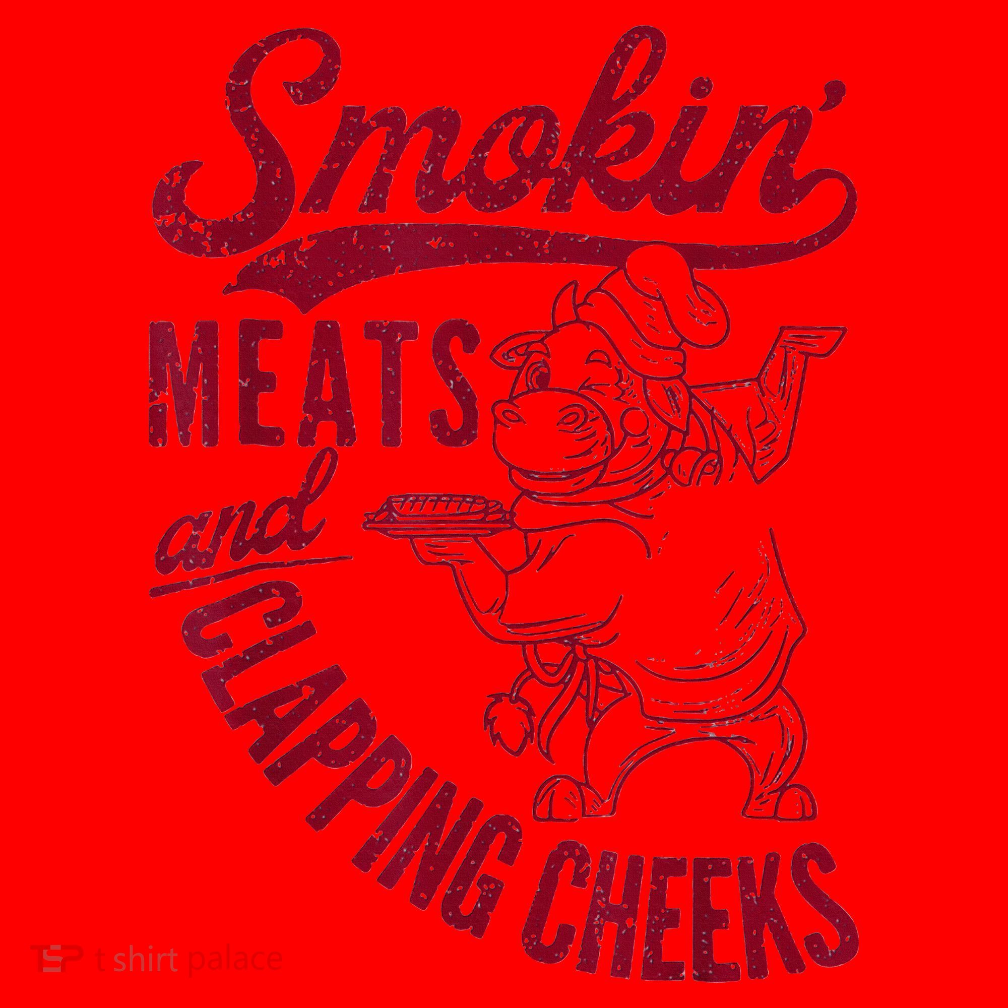 Smoking Meats And Clapping Cheeks Santa Hat