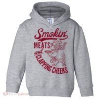 Smoking Meats And Clapping Cheeks Toddler Hoodie thumb 0