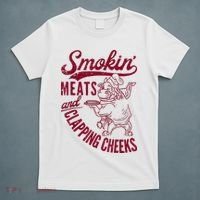Smoking Meats And Clapping Cheeks T-Shirt thumb 5