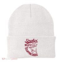 Smoking Meats And Clapping Cheeks Beanie thumb 0