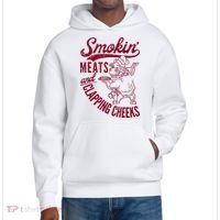 Smoking Meats And Clapping Cheeks District V.I.T. Heavyweight Hoodie thumb 0