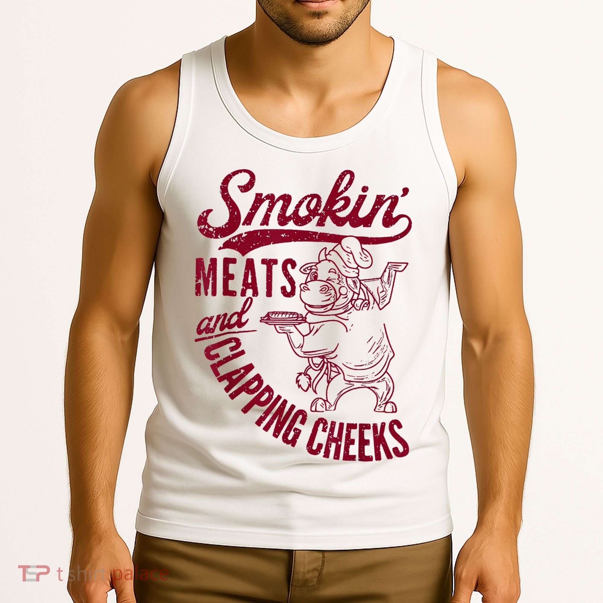 Smoking Meats And Clapping Cheeks Tank Top