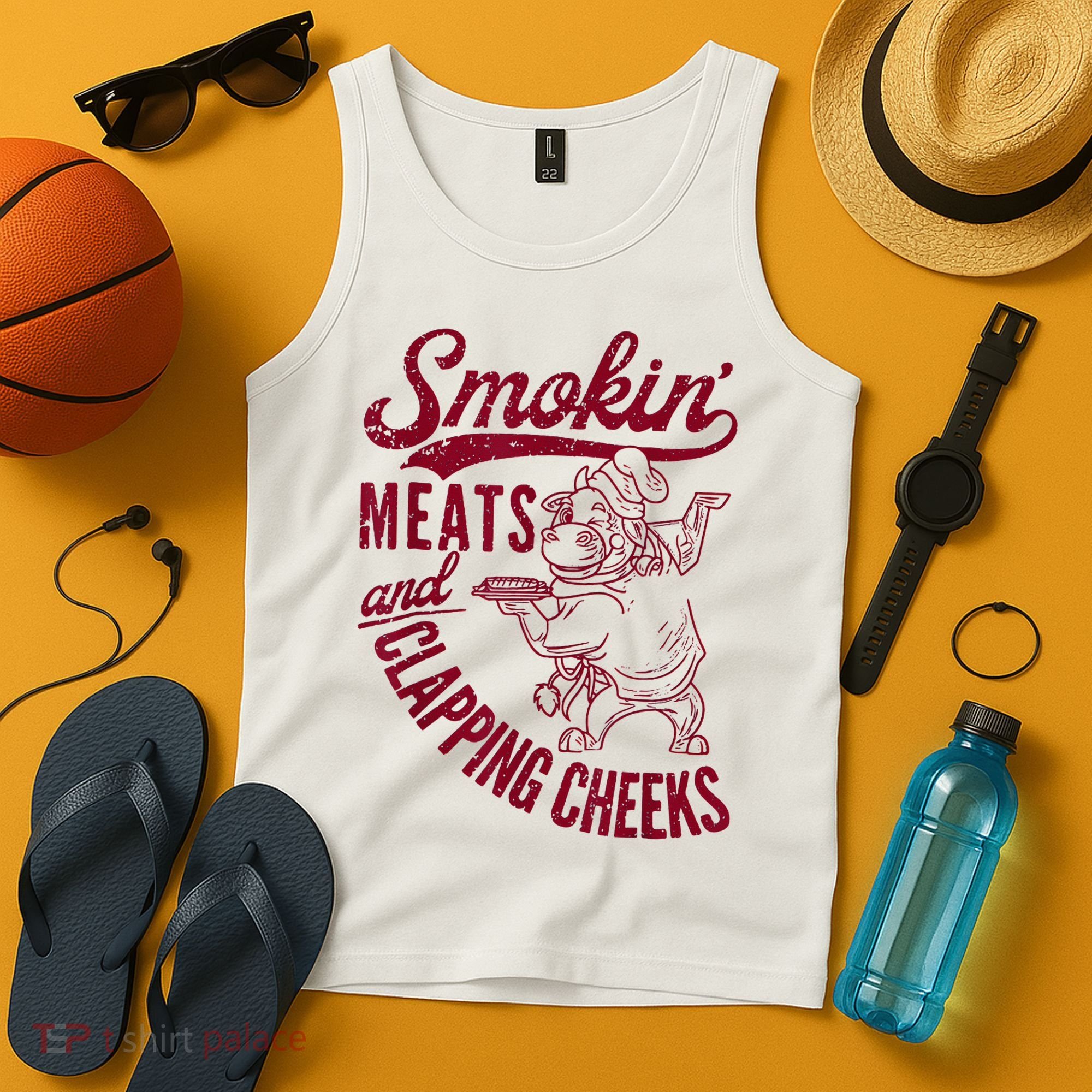 Smoking Meats And Clapping Cheeks Tank Top