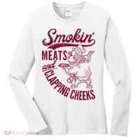 Smoking Meats And Clapping Cheeks Women's Long Sleeve Shirt thumb 0