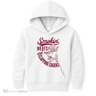 Smoking Meats And Clapping Cheeks Kids Hoodie