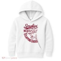 Smoking Meats And Clapping Cheeks Kids Hoodie thumb 0