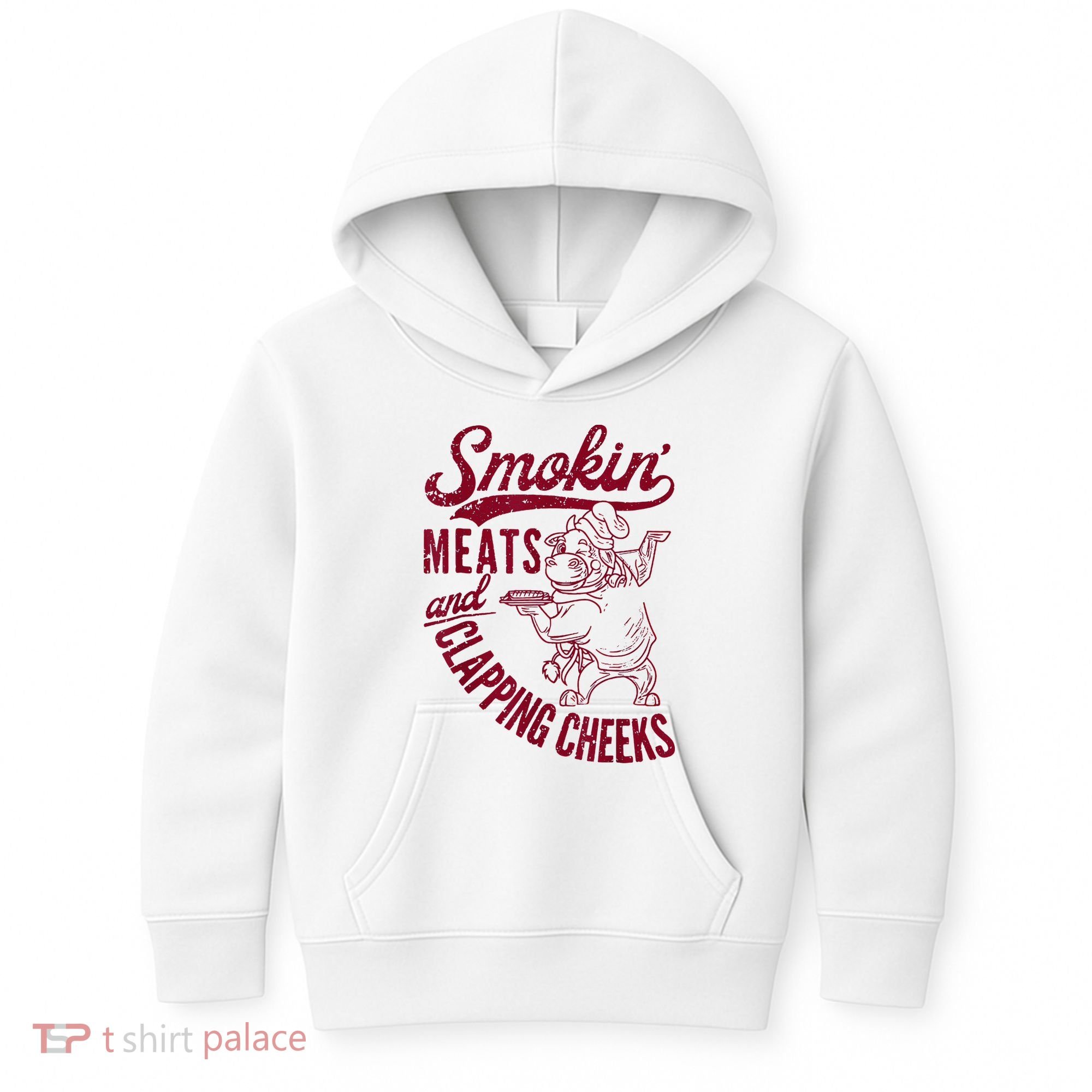Smoking Meats And Clapping Cheeks Kids Hoodie