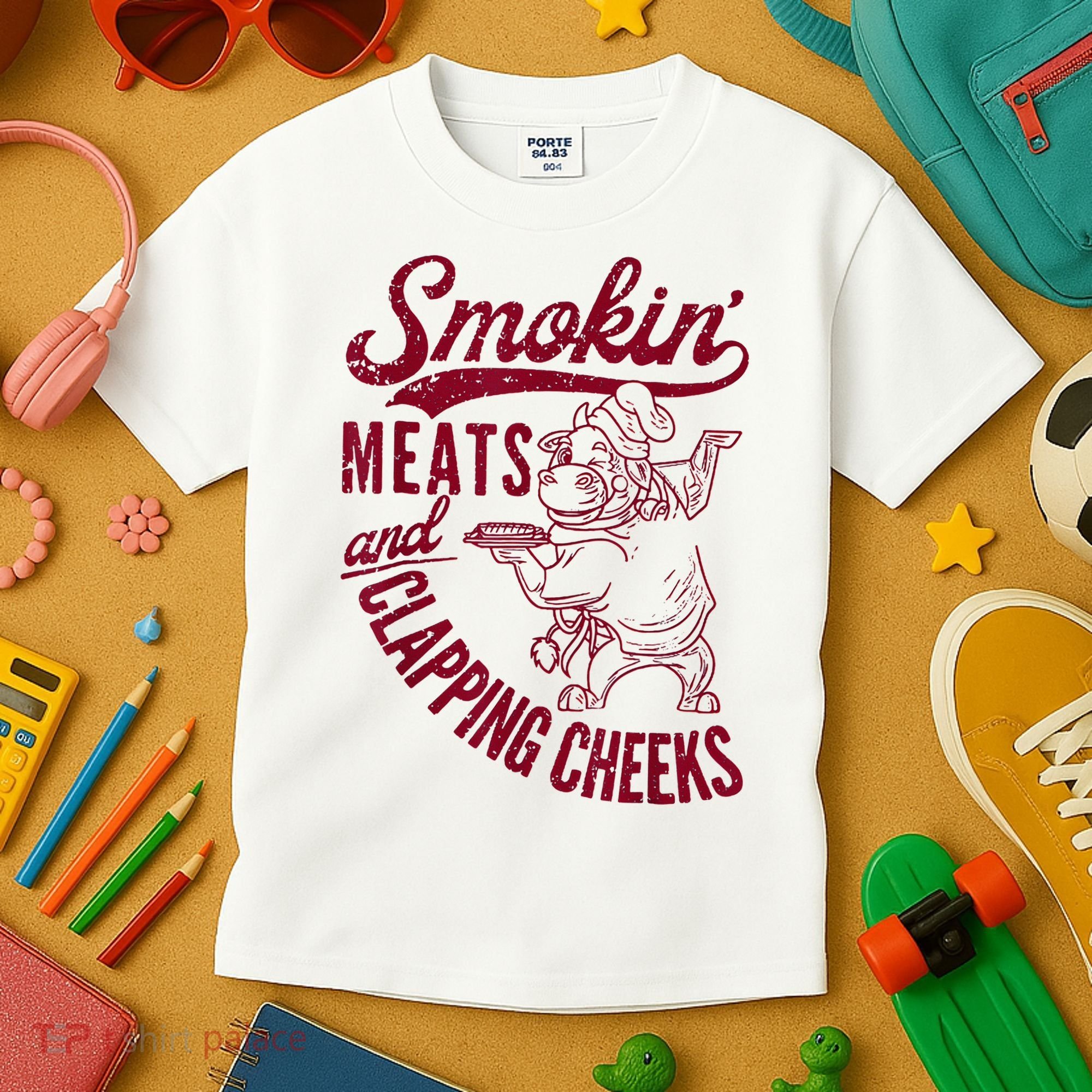 Smoking Meats And Clapping Cheeks Kids T-Shirt