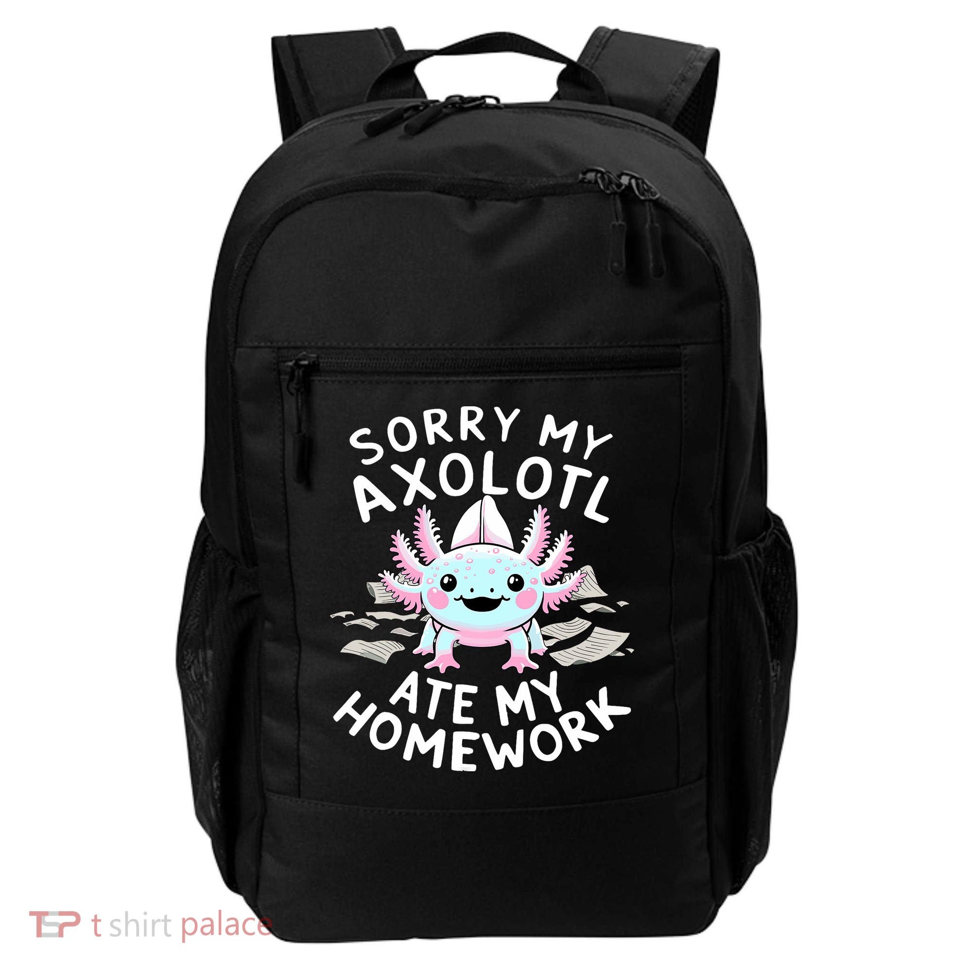 Sorry My Axolotl Ate My Homework Kawaii Axolotl Backpack
