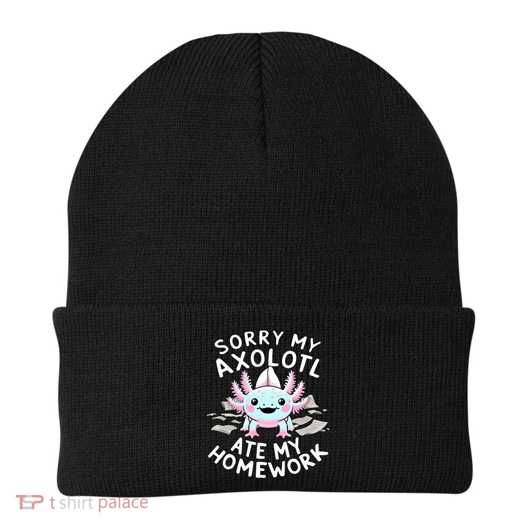 Sorry My Axolotl Ate My Homework Kawaii Axolotl Beanie
