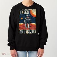 Space Man Astronaut Retro I Need More Space Women's Sweatshirt thumb 0