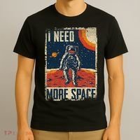 Space Man Astronaut Retro I Need More Space T-Shirt thumb 3