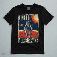 Space Man Astronaut Retro I Need More Space T-Shirt thumb 5