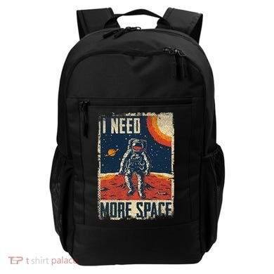 Space Man Astronaut Retro I Need More Space Backpack