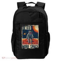Space Man Astronaut Retro I Need More Space Backpack thumb 0