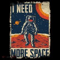 Space Man Astronaut Retro I Need More Space Bucket Hat thumb 4