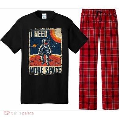 Space Man Astronaut Retro I Need More Space Pajama Set