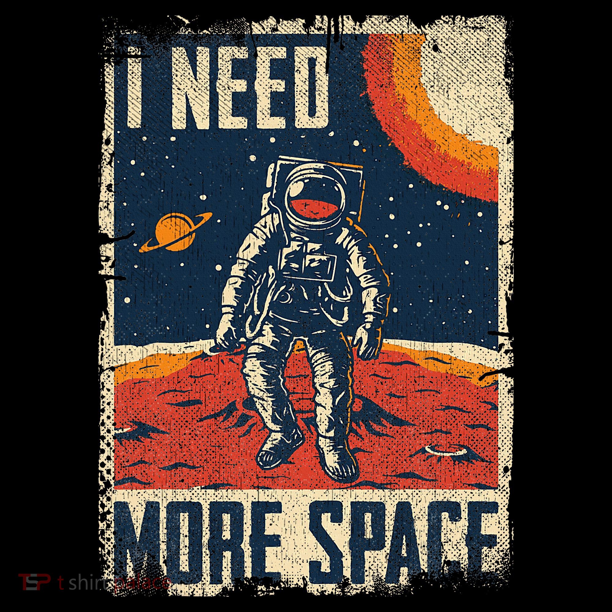 Space Man Astronaut Retro I Need More Space Women's Hoodie