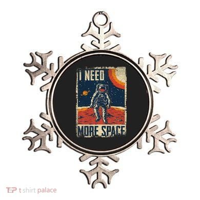 Space Man Astronaut Retro I Need More Space Ornament