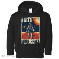 Space Man Astronaut Retro I Need More Space Toddler Hoodie thumb 0
