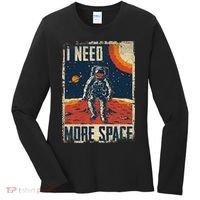 Space Man Astronaut Retro I Need More Space Women's Long Sleeve Shirt thumb 0