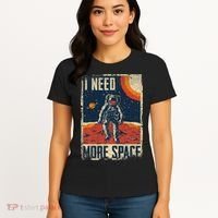 Space Man Astronaut Retro I Need More Space Women's T-Shirt thumb 4