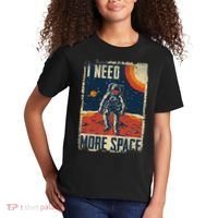 Space Man Astronaut Retro I Need More Space Kids T-Shirt thumb 2