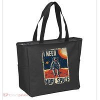 Space Man Astronaut Retro I Need More Space Tote Bag thumb 2
