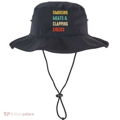 Smoking Meats And Clapping Cheeks Funny BBQ Meat Smoking Bucket Hat