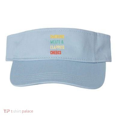 Smoking Meats And Clapping Cheeks Funny BBQ Meat Smoking Visor