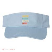 Smoking Meats And Clapping Cheeks Funny BBQ Meat Smoking Visor thumb 0