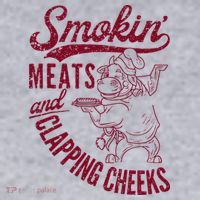 Smoking Meats And Clapping Cheeks Women's Sweatshirt thumb 2