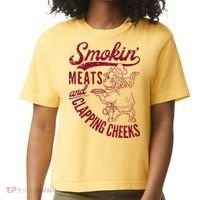 Smoking Meats And Clapping Cheeks Comfort Colors Boxy T-Shirt thumb 0