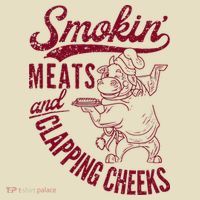 Smoking Meats And Clapping Cheeks Comfort Colors Boxy T-Shirt thumb 3