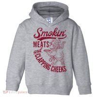Smoking Meats And Clapping Cheeks Toddler Hoodie thumb 0