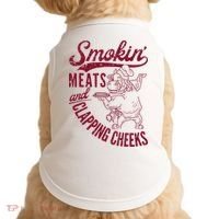 Smoking Meats And Clapping Cheeks Doggie Tank thumb 0