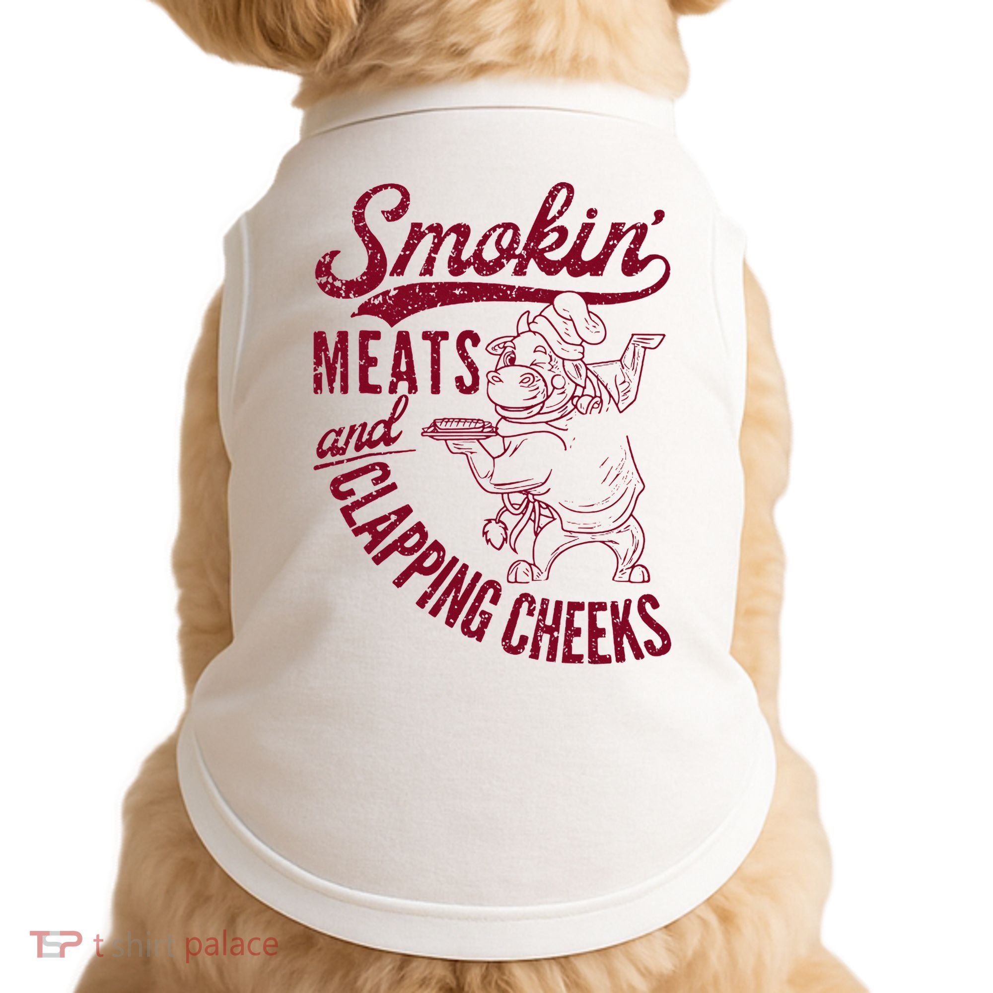 Smoking Meats And Clapping Cheeks Doggie Tank