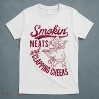 Smoking Meats And Clapping Cheeks T-Shirt thumb 5