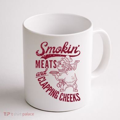 Smoking Meats And Clapping Cheeks Coffee Mug back