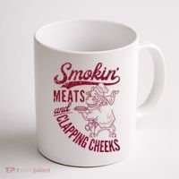 Smoking Meats And Clapping Cheeks Coffee Mug thumb 1