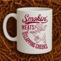 Smoking Meats And Clapping Cheeks Coffee Mug thumb 2