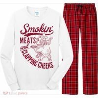 Smoking Meats And Clapping Cheeks Long Sleeve Pajama Set thumb 0
